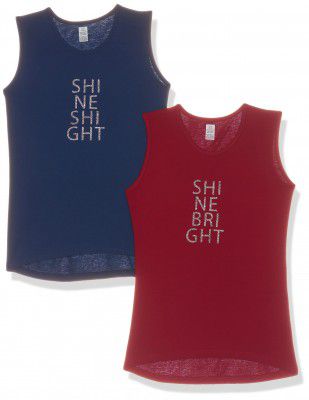 Fusefit Girls Regular T-Shirt (FFA-KG041-02-13-14-1499_RED 14 Years)