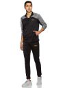 Fusefit Men's Tracksuit (FFA-MO002-02_Black / Anthra_Large)...