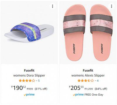 Fusefit womens Slipper upto 85% off