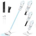 FYA Cordless Vacuum Cleaner for Home, 2-Speed 130W Power Suction, USB-C Rechargeable Handheld Vacuum Up to 35min Runtime, Lightweight Cordless Stick Vacuum for Pet Hair Home Hard Floor Carpet Car...