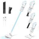 FYA IGADG - MAKING LIFE SIMPLE 6000pa Powerful Portable Handheld Cordless Wireless Vacuum Cleaner for Car and Home | Dual Battery - 3000 mAH | Charge with USB | Rechargeable (Mini - Heavy Duty) white...
