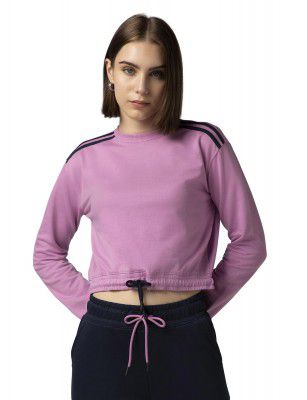 FYLTR Women's Round Neck Drop Shoulder Winter Sweatshirt