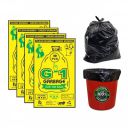 G 1 Disposable Garbage Dustbin Bags Medium Size Pack of 4 30 Bags | Black Color | 19X21 Inches...