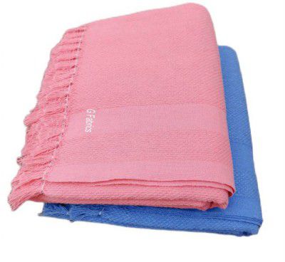 G Fabrics Cotton 550 GSM Bath Towel Set  (Pack of 2)