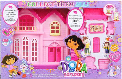 G.FIDEL Doll House Set Pretend Play Toy for Kids,Plastic,Pack of 1 Set