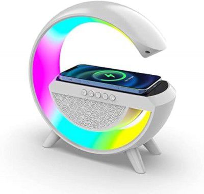 G Shape Bluetooth LED Wireless Speaker with USB Port, SD Card Slot, FM Mode, RGB Mood Light Wireless Speaker