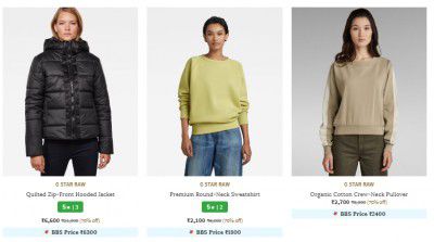 G STAR RAW Women jacket Upto 70% Off