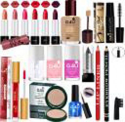 G4U Branded Makeup Kit for Women 124  (Pack of 17)