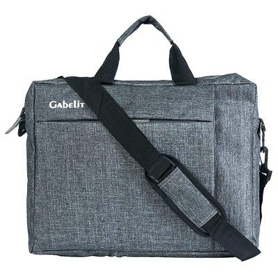 Gabelit Office Laptop Bags Briefcase for Men and Women Laptop Briefcase Slim messanger Bag for Laptop 15.6 Inch (Grey)