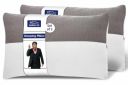 GADDA CO Hollow Sleeping Fiber Pillow with Zip | Set of 2...