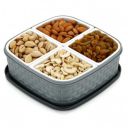 Gadget Deals - dry fruit box, 4 Sections- dry fruits box for Kitchen-dry fruit box set...