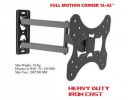 Gadget-Wagon 180 Degree Swivel, 15 Degrees tilt, Full Motion Corner tv Wall Mount...