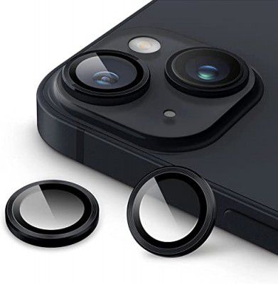 GadgetBite Camera Lens Protector for iPhone 13 6.1"& iPhone 13 Mini 5.4", Tempered Glass Camera Lens Protector Tempered Glass Lens Ring Cover Fit for iPhone 13 /iPhone 13 Mini (Black)