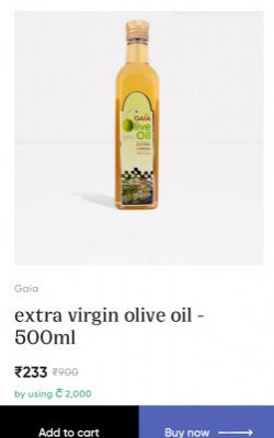 Gaia extra virgin olive oil - 500ml