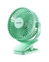 Gaiatop Portable Clip on Fan Battery Operated, Small Powerful USB Table Fan, 3 Speed Quiet Rechargeable Mini Desk Fan, 360° Rotate Personal Cooling Fan for Home Office Stroller Camping, Green...