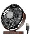Gaiatop Portable Fan Small Table Fan USB Desk Fan with 3 Speeds Quiet Rotatable Mini Fan, 5.1 Inch Personal Cooling Fan for Home Office Desktop...