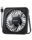 Gaiatop USB Desk Fan, 5 Inch Personal Fan Small Portable Table Fan with 180°...