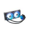 GALAX Hydro Vortex 240R ARGB Black CPU AIO Liquid Cooler | 240mm Radiator | 2 x 120mm Fans | Infinity Mirror Design...
