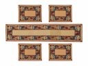 Galaxy Home Decor Dining Table 4 Table Mats with Runner...