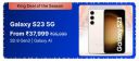 Big Billion Days Special: Galaxy S23 5G to be priced at ₹37999...