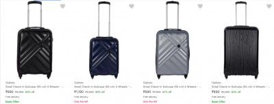 [Add To Cart] Galisto Suitcases Upto 87% Off Starts At ₹990
