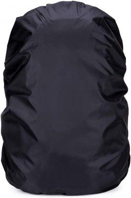 Galmonde Waterproof Bag Cover 40L to 50L Rain for Backpack Bags Rubberized 100% Heavy Nylon Material (Black)