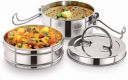 GALOOF Stainless Steel clip Tiffin sada, 8x2 Containers Lunch Box 2 Containers Lunch Box 2 Containers Lunch Box  (1400 ml)...