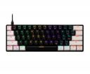 GAMDIAS Aura GK2 Black & White | Full-Size Wired Mechanical Keyboard | USB-A...