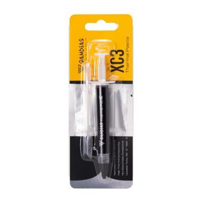 GAMDIAS XC3 Thermal Paste 2G - for Processor, GPU, Console, Laptop,CPU | HIGH Thermal Conductivity~4.5W | Nano-Diamond Base Material | Easy to Apply | Non Corrosive