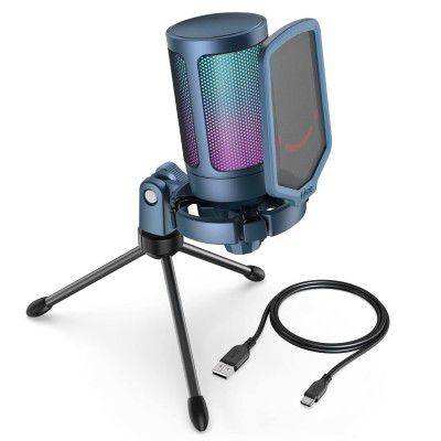 Gaming Streaming USB PC Microphone for Mac OS/Windows