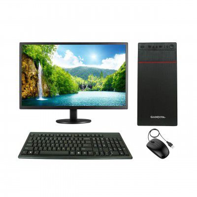 Gandiva® Economical All in One C2D Core2Duo ?GANDIVAC2D425015.6WIFI-F4 Desktop Computer (4GB + 250GB HDD)
