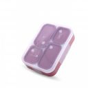 Ganesh Aspire 4 Compartment Stainless Steel Lunch Box Sealed Leakage Proof Lunch Box ...