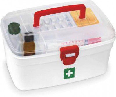 Ganesh Enterprise Plastic Utility Box - 2500 ml (White)