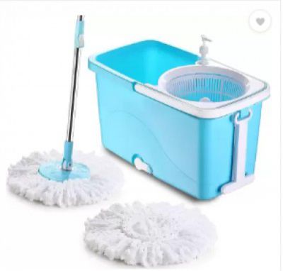 Ganesh MASTER PLASTIC SPIN Wet & Dry Mop  (Blue)