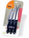 Ganesh Stainless Steel Kitchen Bold 3 pcs Knife Vegetable Cutting and Chopping Knife, Serrated Edge...