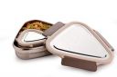 Ganesh Trinity Stainless Steel Triangle Lunch Box...