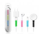 Gannet Ultra Spiral Charger Cable Protector Data Cable Saver Charging Cord Protective Cable Cover Set of 1 (4 Pieces)...