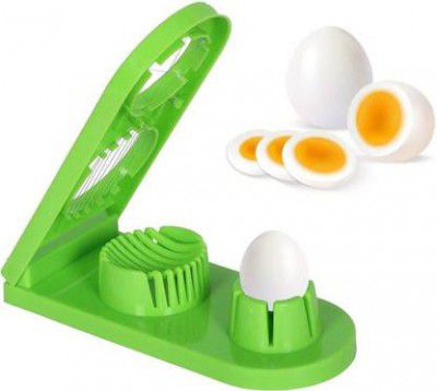 Ganpati 2 in 1 Egg Cutter/Slicer Egg Slicing Machine Boiled Egg Cutting and Slicing Egg Slicer