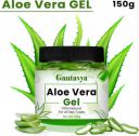 Gantavya 100% Bio Organic Aloe Vera Gel For Skin Acne, Scars, Dark spots Face & Hair Care (150 ml)...