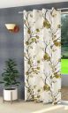 Gantavya 153 cm (5 ft) Polyester Semi Transparent Window Curtain Single Curtain  (Printed, Green)...