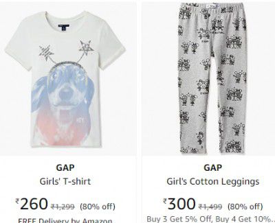 GAP Clothing Upto 80% Off