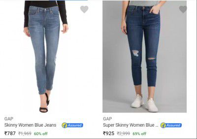Gap Womens Jeans Min. 49% Off
