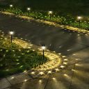 Garden Art Plastic Pack of 2 Solar Decorative Pathway Lights...