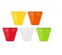 Garden's Indoor and Outdoor Designer Fancy Unique Design Wall Mount Hanging Flower Pot Modern Stylish Plant Container for Home/Office/Balcony/Garden Decoration - Set of 5...