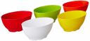Gardens Need 100% Virgin Plastic Butter Cup-06 | Set of 5 Pots (15cm x 13cm x 10cm Multicolor)...