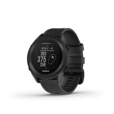 Garmin Approach S12 Black Silicone Band smartwatch