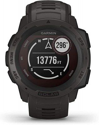 Garmin Instinct Solar Graphite Carbon Watch 
