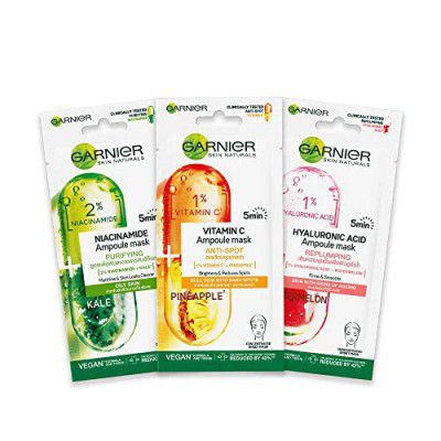 Garnier 5 Min Ampoule Masks (Pack of 3)