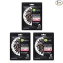 Garnier Black Rice Pure Charcoal Black Serum Mask, Face Serum Sheet Mask for Women, 28g - Pack of 3...