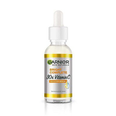 Garnier Bright Complete VITAMIN C Face Serum 50 ml - Get SPOT-LESS, Bright Skin | Lightweight Formula & Non-Sticky Face Serum